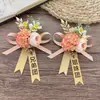 Ramilletes de boda con temática de bosque, un juego completo para los novios, incluyendo ramilletes para los padres, padrinos de boda y damas de honor, así como ramilletes de muñeca.