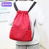 Bolsa Impermeable de Poliéster con Cordón Mochila Deportiva de Baloncesto con Cordón Nailon para Exteriores Fitness Almacenamiento Bolsa con Cordón Ligera
