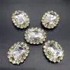 Rhinestones de cristal brillantes rhinestones cosidos a mano 10 cuentas de madera otras decoraciones anodizado