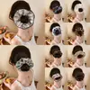 Goma para el pelo tipo moño extragrande 2026 nuevo estilo, estilo casual y relajado, alta elasticidad, adecuada para otoño e invierno, accesorio para el pelo estilo coreano retro