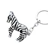 Llavero de Cebra con Gota de Aceite de Colores Lindo Animalito Colgante de Coche Cebra Pequeña Regalo Pequeño de Zoológico Venta al por Mayor
