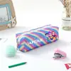 Grupo de Chicas Cazadoras Transfronterizas En Stock Estuche Arcoíris Brillante Estuche Brillante Papelería para Estudiantes Almacenamiento Bolsita para Lápices