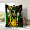 Amazon Comercio Electrónico Transfronterizo Impresión Digital Cómoda, Suave y Cálida Doble Cara Franela Halloween Manta Pequeña Manta