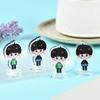 Soporte Acrílico Tarjeta Transparente Personaje Estrella Animación Bidimensional Adornos Periféricos Soporte de Escritorio Patrón de Impresión Personalizable