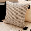 Fronha de Almofada de Luxo Leve Almofada de Sofá Borla Estilo Escandinavo Estilo Ins Fronha de Almofada Cama Sala de Estar Almofada para Janela Saliente