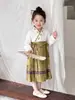 Oferta Especial de Roupas de Primavera para Meninas 2025! Descontos de Super Valor, Renovação InstantâneaSaia Modificada Estilo Chinês Novo para Meninas com Crina de Cavalo