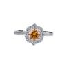 Anillo de diamantes río estrella de moissanita de plata S925 para mujer, chapado en platino, matrimonio, princesa, puede si anillo de diamantes estrella al por mayor