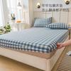 A6L Algodón a cuadros Teñido con hilo Algodón lavado Cubrecama de una sola pieza 120X190cm Cubrecama Cubreprotector Simmons