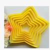 Molde para Galletas de Fondant para Hornear Estrella de Cinco Puntas Flor de Ciruelo Corazón Molde para Galletas Piña Molde para Cortar Molde de Plástico