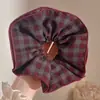Goma de pelo a cuadros multicolor en capas coreana para mujer, Nuevo accesorio para el pelo de Otoño e Invierno, Alta elasticidad, Cuerda para el pelo duradera, Accesorio para el pelo de banda elástica
