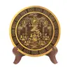 Dropshipping Contínuo de Espelho de Liga da Cidade Shanshui Oito Trigramas, Quatro Feras Divinas, Deuses dos Cinco Caminhos, Decoração de Casa com Janela, Enfeites de Mesa para Sala de Estar