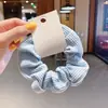 Scrunchie de rede de renda de bolinhas novo estilo coreano com um toque vintage e sofisticado, adequado para rabos de cavalo, um acessório de cabelo para meninas