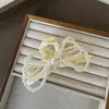 Pin de Pinza de Tiburón de Perlas de Alto Grado Estilo Coreano Pied de Poule Pequeño Clip Fragante, Nuevo Estilo Accesorio para el Cabello