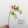 Mini Orquídea Mariposa Flor Artificial de EVA, Orquídea Araña, para Arreglos de Boda, Decoración del Hogar y Diseño Floral - Tallo Único