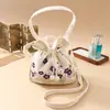Bolso Cruzado de Perlas Estilo Nuevo, Directo de Fábrica, en Stock, Bordado con Estilo Chino Tradicional, Bolso Casual Versátil de Algodón con Cordón Estilo Cheongsam