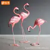 Flamenco de Hierro Simulado Decoraciones para Ventanas de Patios Boscosos Terrazas Centros Comerciales Diseño de Sitios de Jardín Accesorios para Bodas