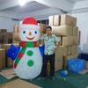 Escultura de Gelo Estéreo de LED Personalizada Alce de Natal Panda Gigante Boneco de Neve de Natal Lâmpada em Forma