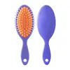 Peine de mano con cojín de aire de color bloque, un peine de masaje capilar para mujeres, un peine doméstico con cojín de aire, diseñado para alisar y dar volumen al cabello
