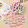 Acrílico Color AB Color Sólido Dos Tonos Caramelo Mariposa Con Cuentas Cadena para Teléfono Móvil Cuerda para el Cabello Cuentas Sueltas Accesorios para Joyería DIY Venta al por Mayor