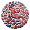 50/100 Peças de Adesivos de Grafite para Carro Caderno Skate Copo d'Água Mala Adesivos Decorativos de Grafite à Prova d'Água Atacado