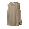 Chal Hueco para Hombre Verano Seda de Hielo Delgado Secado Rápido Deportivo Sin Mangas Sudadera para Hombre Fresca Transpirable Hombro Ancho Camiseta sin Mangas