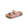 Sandalias Birkenstock para Mujer, Nuevo Estilo Verano 2025, Sandalias sin Cierre de Suela Gruesa, Sandalias de Playa de Alta Gama para Mujer