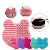 Popular Caja Limpiadora de Mickey de Amazon, Esponja de Secado Rápido, Caja de Limpieza en Seco, Herramientas de Belleza, Limpiador de Brochas de Maquillaje Estilo Oso