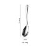 Aço Inoxidável 304 Colher Gota d'Água Colher para Misturar Arroz de Cantina Doméstica Colher Profunda para Sopa Colher para Comer Comida Ocidental Colher