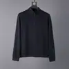 Polo de Manga Larga de Secado Rápido Nuevo Estilo Ropa Deportiva de Running y Fitness de Secado Rápido Ropa Casual de Trabajo Cuello Alto Camisas Publicitarias para Equipos