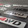 Pegatina para la parte trasera del coche, con logotipo de coche de tracción en las cuatro ruedas, de metal, todoterreno modificado, rendimiento 4WD, decoración de pegatinas para la carrocería, punto de acceso transfronterizo al por mayor