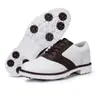 Zapatos de golf antideslizantes para dropshipping transfronterizo, talla grande, impermeables, zapatillas deportivas de estilo británico, zapatos blancos transpirables para hombre