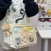 Mochila de Viagem Impermeável de Grande Capacidade para Mulheres, Mochila para Computador, Mochila Escolar Esportiva para Estudantes, Leve, com Bloqueio de Cor para Viagem ao Ar Livre