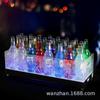 Balde de Gelo Luminoso Bar LED Acrílico Estrutura para Cerveja Balde de Vinho KTV Selado com Gelo Tendência Grande Balde de Champanhe Refrigerador de Gelo Comercial