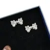 Pendientes de Lazo con Perlas para Mujer, Diseño Único de Nicho, Pendientes de Estilo Francés, de Alta Gama y Elegantes, Exquisita Joyería para Orejas de Celebridad de Internet