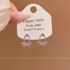 Pendientes de Moda de Nicho de Lujo Ligero Estilo Francés con Lazo para Mujer, Exquisitos y Dulces, Pendientes de Diseño Versátil, Venta al por Mayor