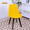 Cadeira Nórdica Eames, Cadeira Tulipa Simples, Cadeira de Plástico com Encosto Macio, Cadeira de Hotel, Cadeira de Jantar, Design Nórdico Simples