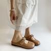 Sandalias de Oficina de Gama Alta de Suela Plana Nuevo Estilo Verano 2025 Súper Populares y Hermosas Zapatillas Cerradas a Media Pierna para Oficina para Mujeres para Usar Afuera