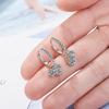 Hebilla para la oreja para mujer estilo coreano moda anillo de diamantes hebilla para la oreja elegante circonita sintética popular en internet joyería para la oreja de moda hebilla para la oreja cobre