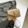 Bolso de Diseño Nicho Francés de Alta Gama para Mujer 2024 Verano Nueva Moda Cocodrilo Hombro Bandolera Pequeño Cuadrado