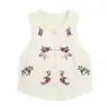 Top Bordado Estilo Europeu e Americano Transfronteiriço Z 2026 Nova Moda Feminina Estilo Colete 7200223 Calça de Lanterna 7220222