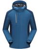 Chaqueta 2066 para hombre y mujer, abrigo de invierno a prueba de viento, impermeable, cálido, con forro polar, engrosado, color liso, mono, logo estampado