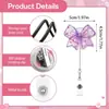 Venta Caliente Transfronteriza Extractor de Fácil Tracción Pinza para Insignia de Enfermera de Acrílico Hebilla Telescópica Clip de Cocodrilo Giratorio
