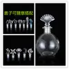 Botella de Vidrio con Tapón de Corcho Transparente Botella de los Deseos Creativa Botella Cielo Estrellado Arcoíris Botella de la Suerte de Deriva Botella para Bebidas Lista para la Venta