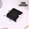 Caja para Pulsera Armadura de Uso Caja de Almacenamiento de Cristal Empaque para Uñas Caja de Almacenamiento de Joyería para Uñas Caja de Empaque para Dieciocho Semillas