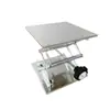 Triturador de Resíduos de Laboratório Aço Inoxidável Suporte de Nível Manual Pequeno Ajustável Plataforma Ajustável Mesa Ajustável