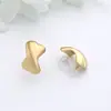 Pendientes de Temperamento de Moda Retro Ins Simples Transfronterizos Europeos y Americanos Personalidad Nicho Diseño Único Forma Irregular Pendientes para Mujer