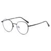 Gafas de Lectura de Marca Bjyx Montura Completa Montura Cuadrada Negocios Ultraligeras Ultra-Claras Color Puro Metal Gama Alta Luz Azul Anti-Reflejo Plano