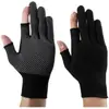 Guantes de Dos Dedos, Estilo Delgado, para Ciclismo, Pesca, Antideslizantes, Trabajo de Reparto, Conducir, Compatibles con Pantalla Táctil, Medio Dedo, Unisex, Primavera, Otoño, Verano, Protección Solar