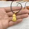 Colgante antiguo de Guanyin Buda para hombre y mujer, tendencia china, collar de Buda chapado en oro para mujer, oro de arena de Vietnam seguro, transmisión en vivo
