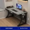 Mesa de computador de mesa para casa, mesa de jogos com prateleira de armazenamento, mesa de escritório simples e moderna, mesa de escrita para estudantes de quarto